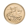 Золотая монета 1/2 соверена Великобритании (half sovereign)